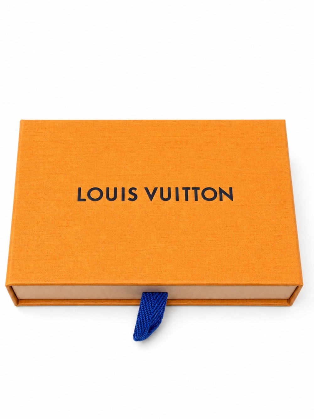 Louis Vuitton Authentic Empty Box with Blue Pull-Tab - 3.5x5.5”
